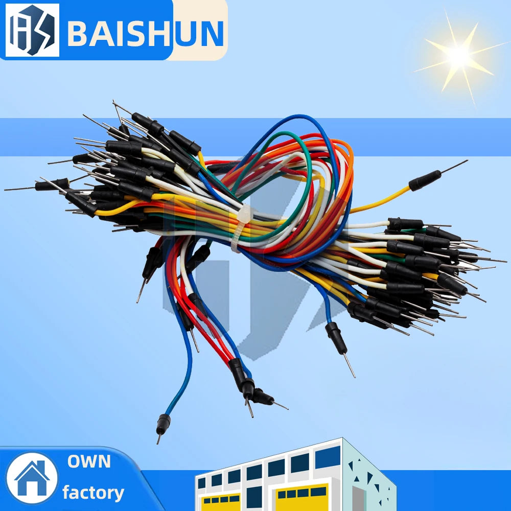 Male-to-male Flexible Jumper Wires Breadboard Cables Arduino Zpaxo 1PC