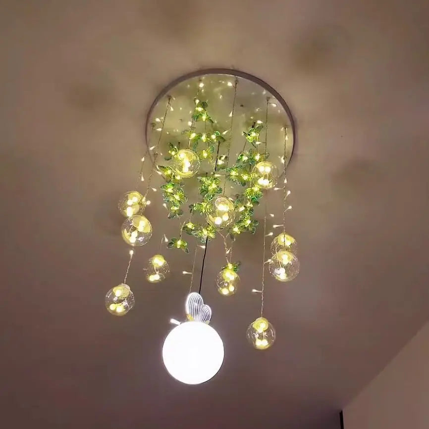 Butterfly-shaped Solar String Lights LED Fairy Indoor Outdoor Garden