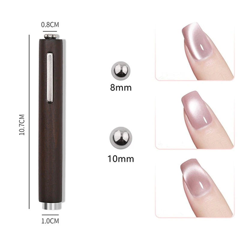 3-in-1 Multifunctional Magnetic Cat's Eye Nail Magnet Stick Beads Zpaxo
