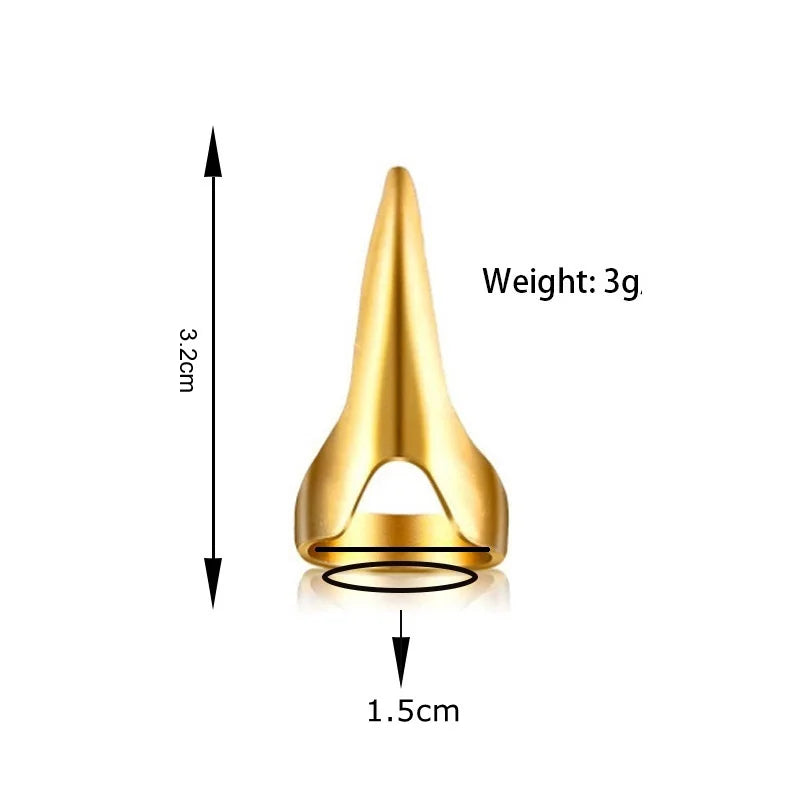 4 pcs 3.2cm Hair Parting Extension Sectioning Rings Steel Finger Braiding Pick Tool for Durable Dreadlocks And Wig Stylin Zpaxo