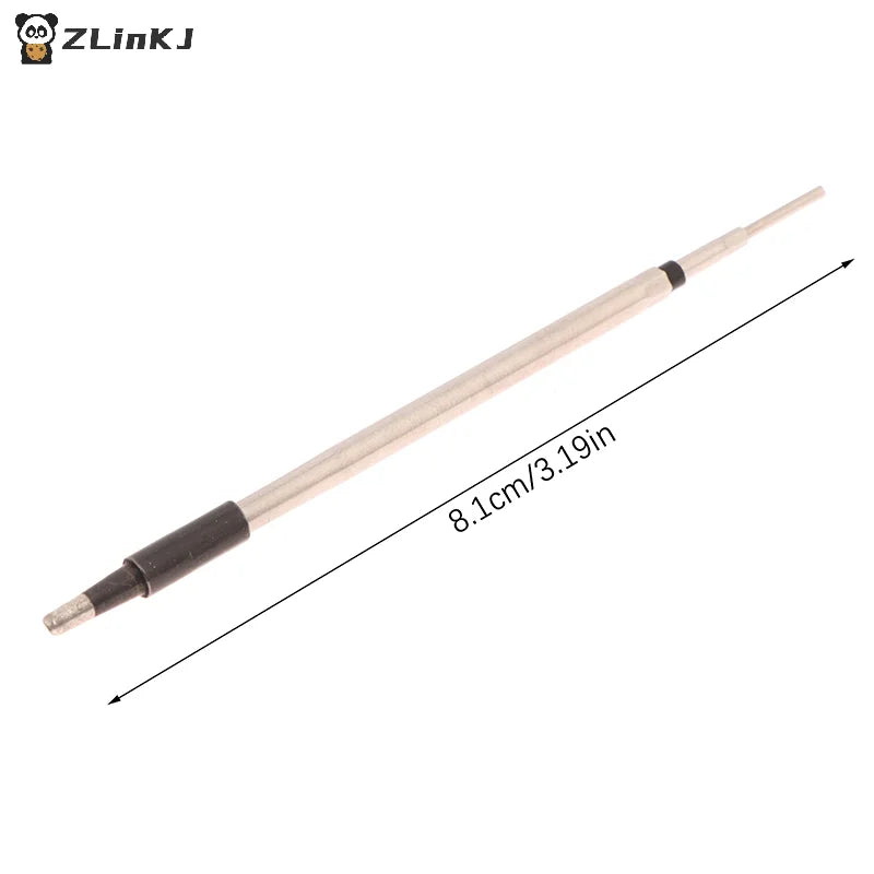 ▶1PCS Ceramic Heating Core Soldering Iron Tip Horseshoe Tip Round Pointed Stainless Steel Soldering Iron Tool Accessor Zpaxo