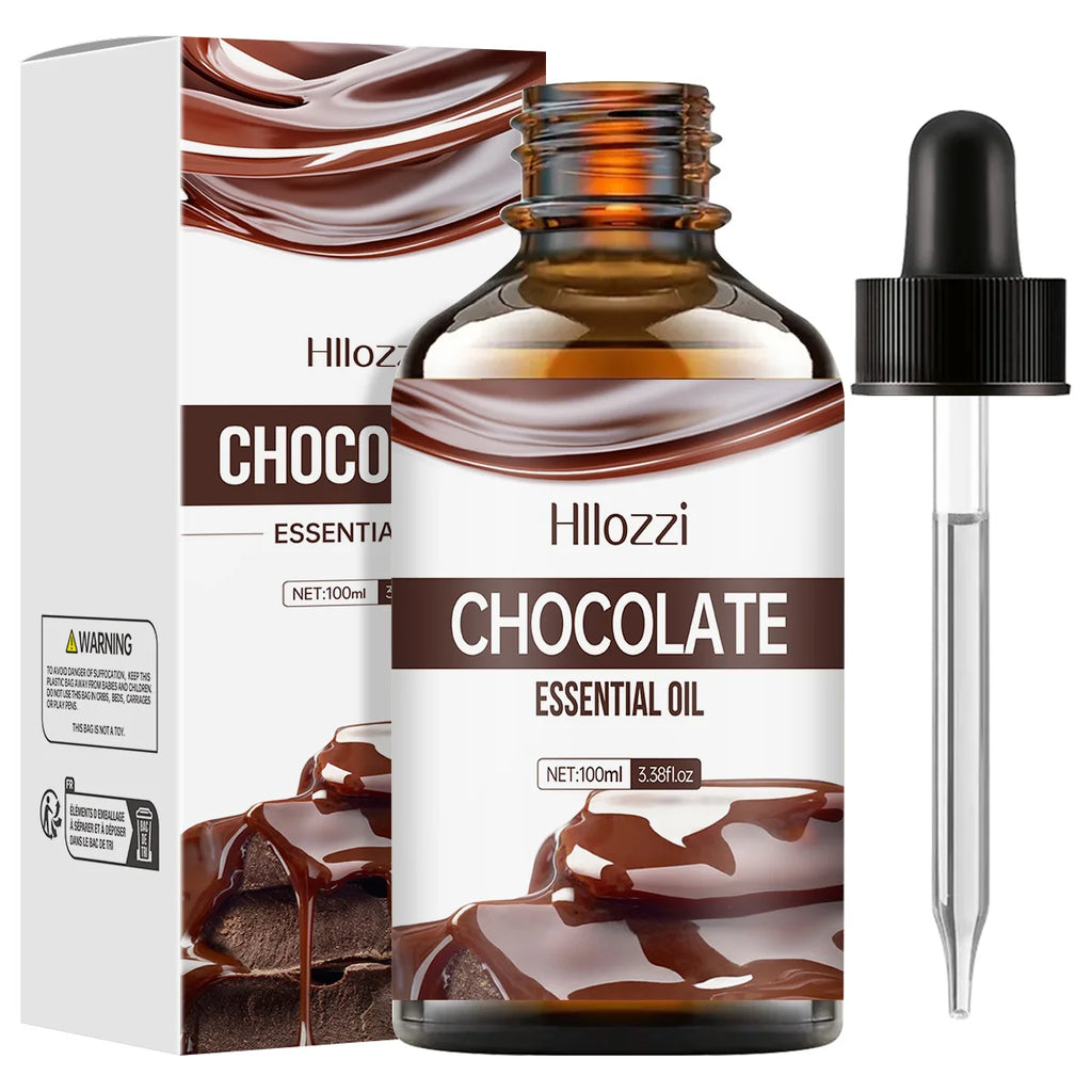 Chocolate essential oil has a sweet and mellow fragrance and is suitable for body massage and hair care. Zpaxo 100ML Option 1 Other|Chocolate