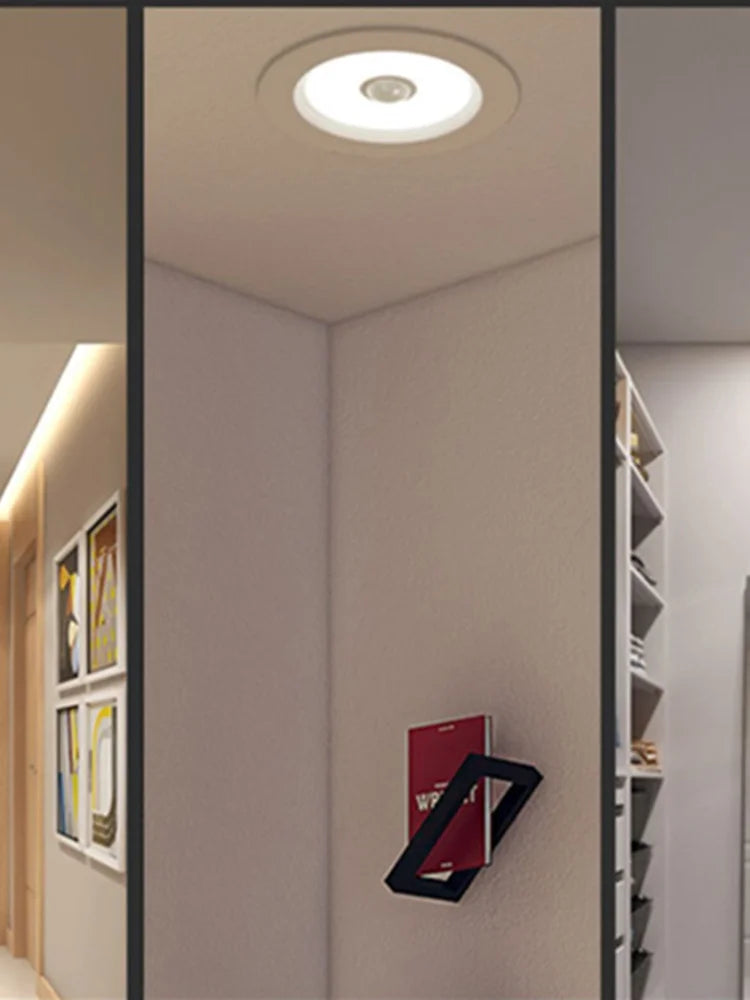 Rechargeable LED Emergency Downlight 5W Recessed Ceiling Light Emergency Downlight Zpaxo