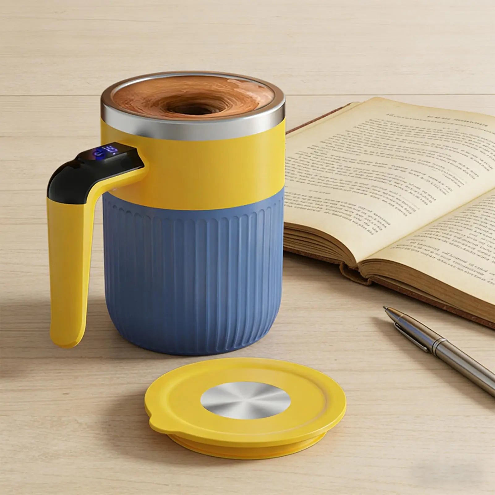 Self Stirring Coffee Mug Automatic Magnetic Milk Shaker Cup Beverage