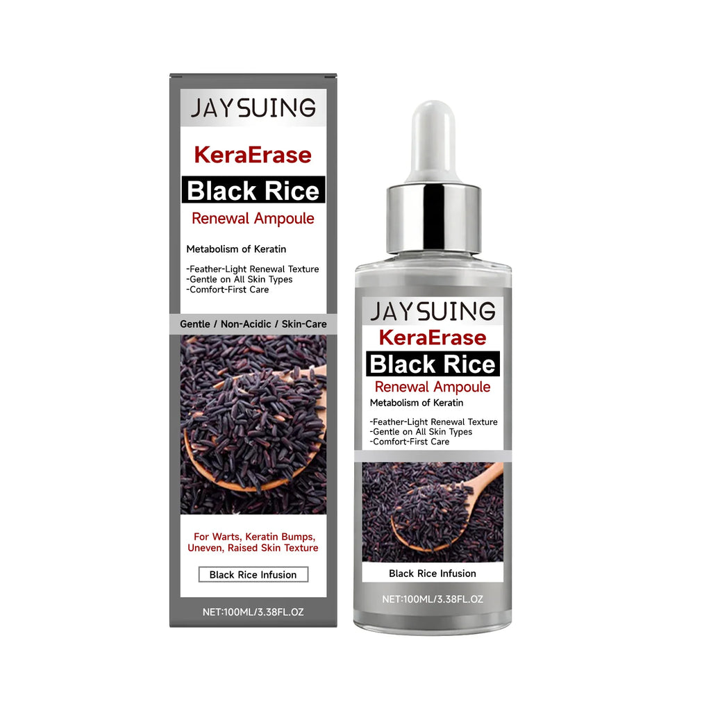 Black Rice Essence Gentle Moisturizing Facial Serum Hydrated Smooth Zpaxo 100ml boxed