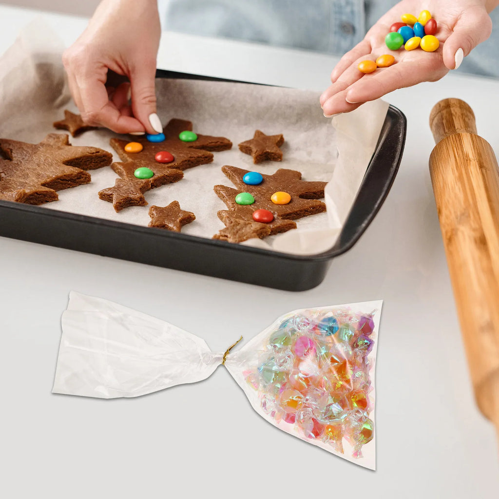 Transparent Wrapping Bags Premium Clear Foldable Candy Packing