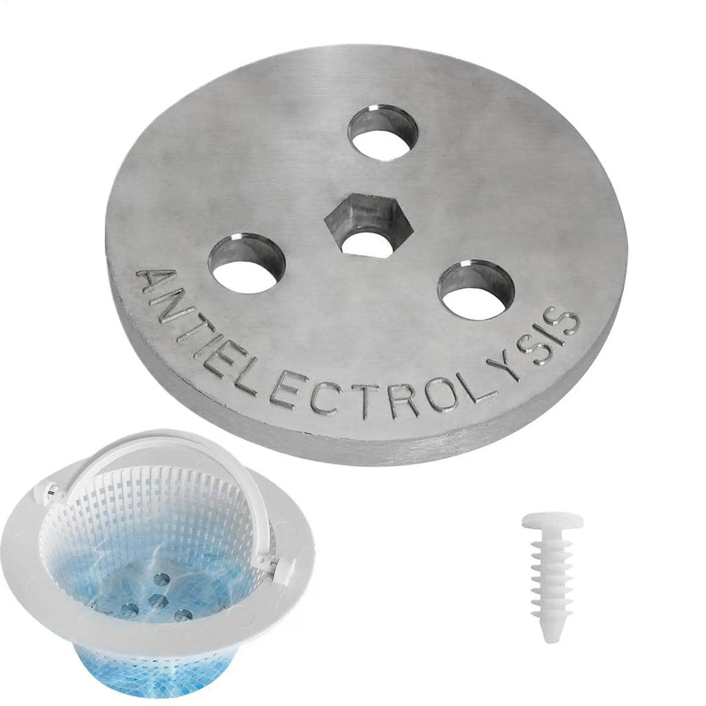 Zinc Anode Saltwater Pool Anti-electrolysis Plate Bolt Internal