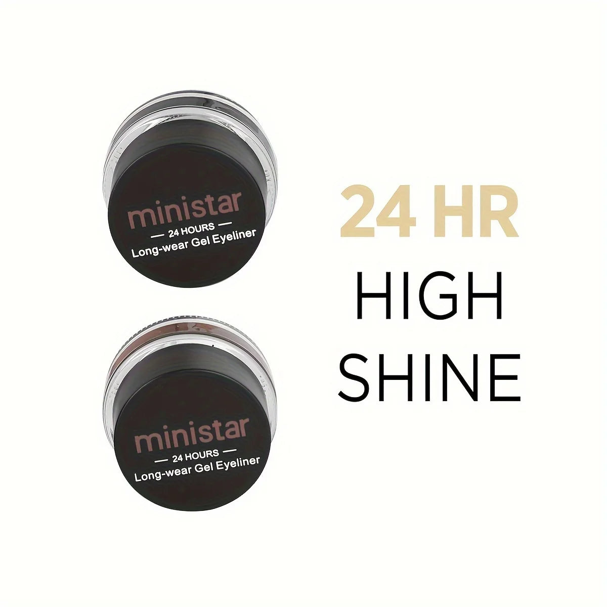 2pcs/set,Eyeliner Gel & Eyebrow Pomade,Waterproof Sweatproof Smudge Proof Long-lasting,Dual Color,Easy To Apply Eye Makeup Kit Zpaxo