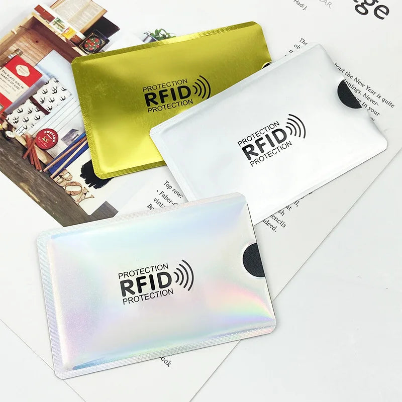 Anti-scan RFID Card Sleeves NFC Signal Blocking Wallet Reader Lock Zpaxo