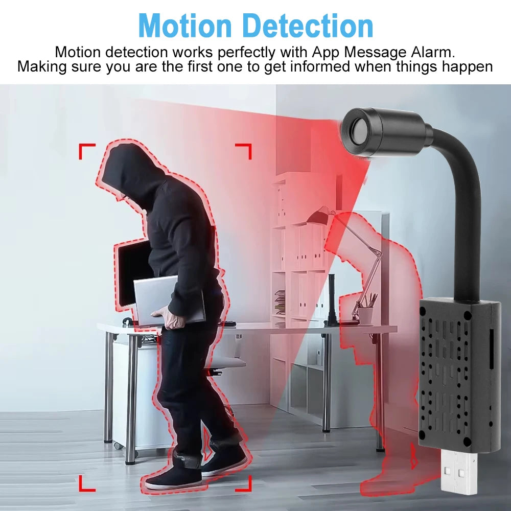 HD 1080P Mini Camera Night Vision Wifi Camera USB AP Hotspot Motion Detection Video Surveillance Camcorder for IOS/Android Micro Zpaxo