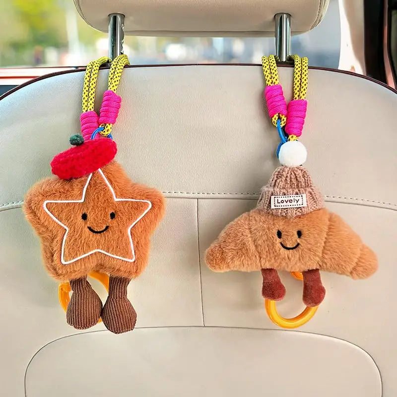 Cute Cartoon Car Seat Back Hook – Backseat Storage Organizer