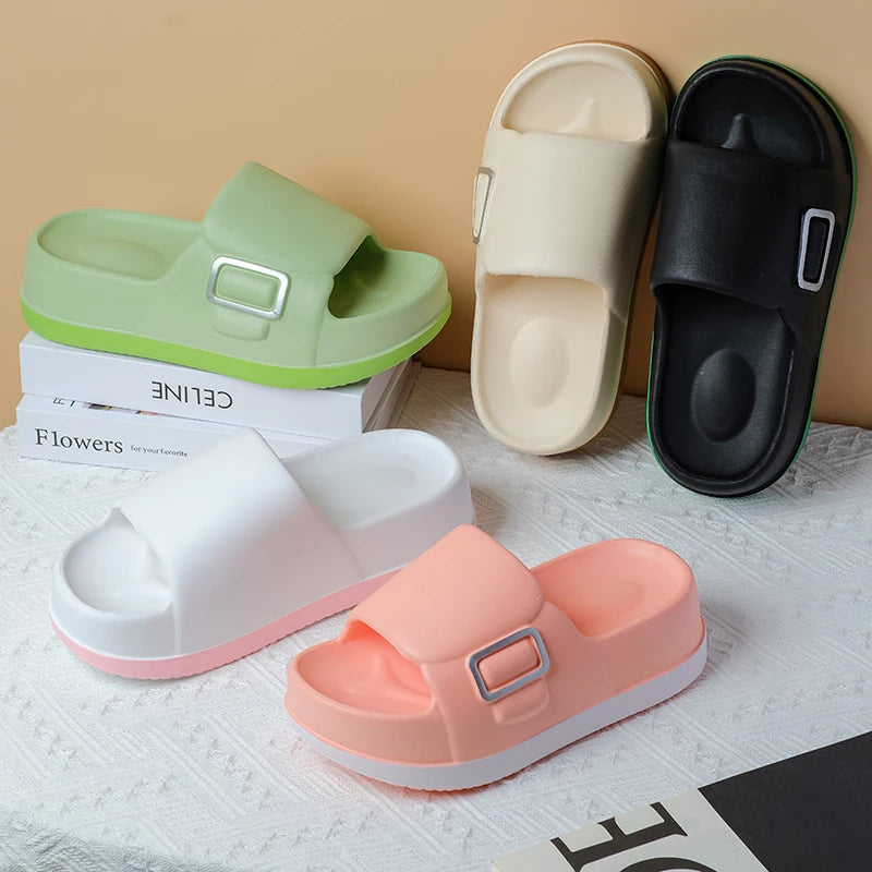 Non-slip Slippers Female Outer Wear 2025 Bathroom Indoor Home Sandals