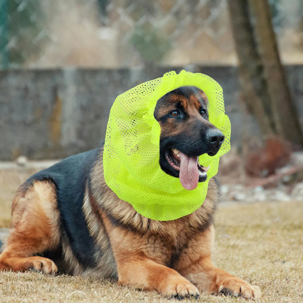 Pet Ear Mesh Protector Breathable Dog Wrap Long Ears Protection