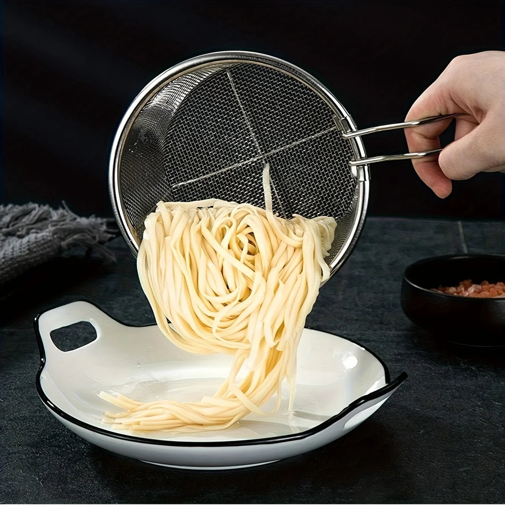 Multi Functional Stainless Steel Lo Mein Scoop Deep Fried Mesh