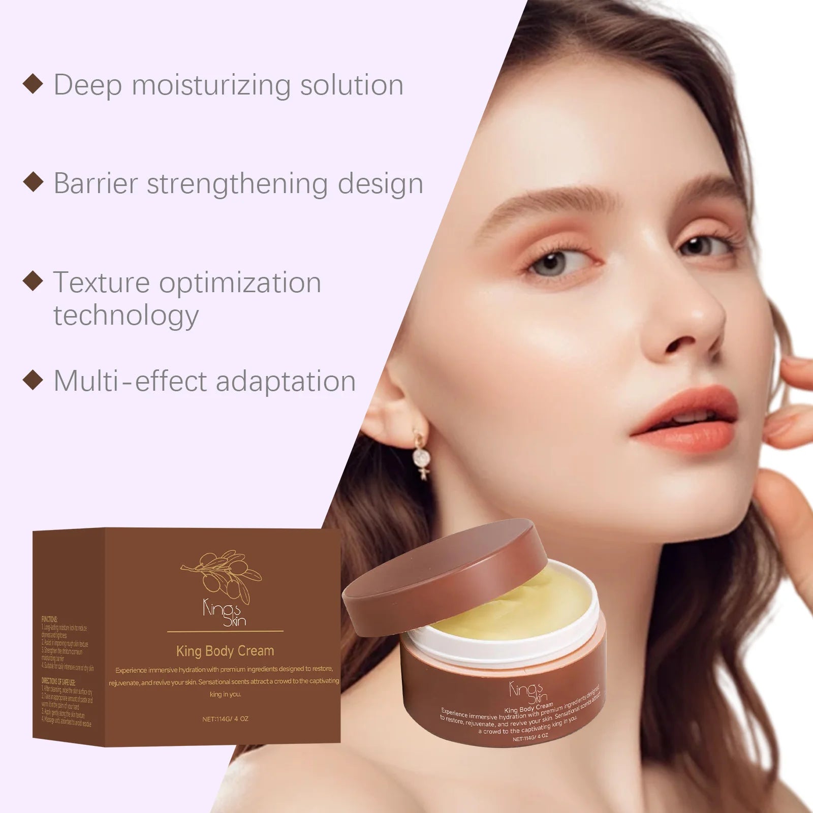 Shea Butter Moisturizer Cream – Deep Nourishing Body Milk Body Moisturizer Cream Zpaxo