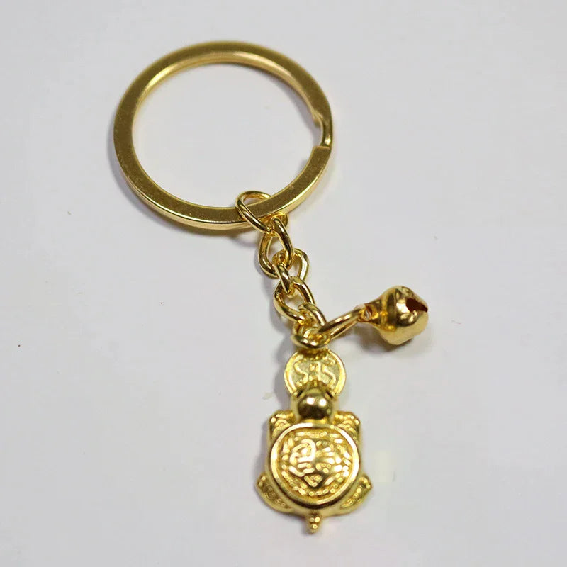 Fengshui Lucky Turtle Pendant Japan Sensoji Temple Golden Tortoise Zpaxo