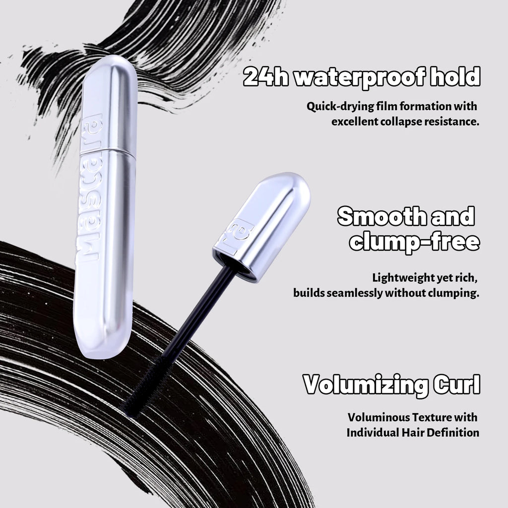 Waterproof Mascara Long Curly Long-lasting Silky Smooth Natural Zpaxo