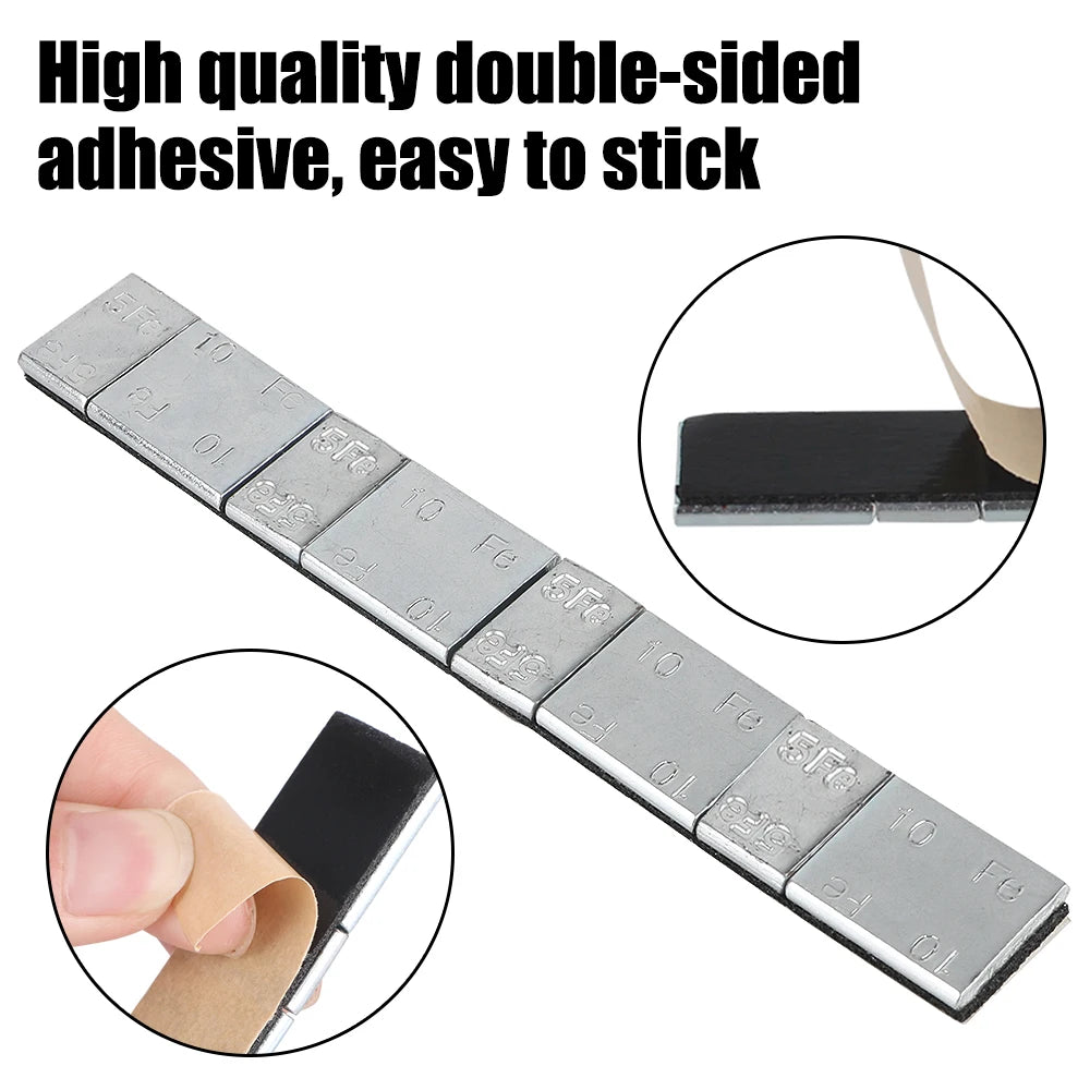Universal 5g/10g 32Pcs/lot Tire Adhesive For Car Motorcycle Bike Auto Balancer Tool Wheel Balance Weight Tyre Wheel Block Iron Zpaxo