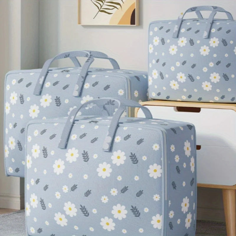 Large Blanket Storage Bags Folding Comforter Storage Bag For Clothes Storage Containers For King Comforter Bedding Pillow Sheet Zpaxo