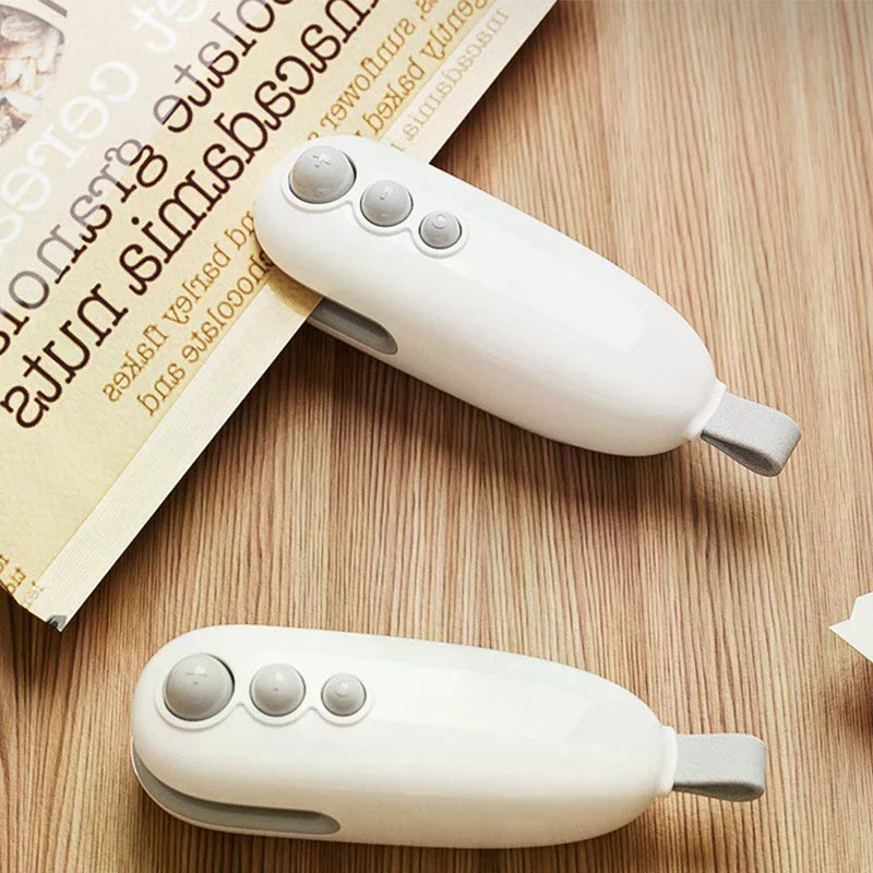 Mini Electric Heat Bag Sealing Machine Food Plastic Bag 3in1 Hand Pressure Hot Sealing Machine Heat Sealer Zpaxo