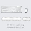 Keyboard Mouse Wrist Rest Pad Ergonomic Silicone Wrist Support Pad Non-Slip Base Wrist Support Cushion For Office Home Computer Zpaxo suit A