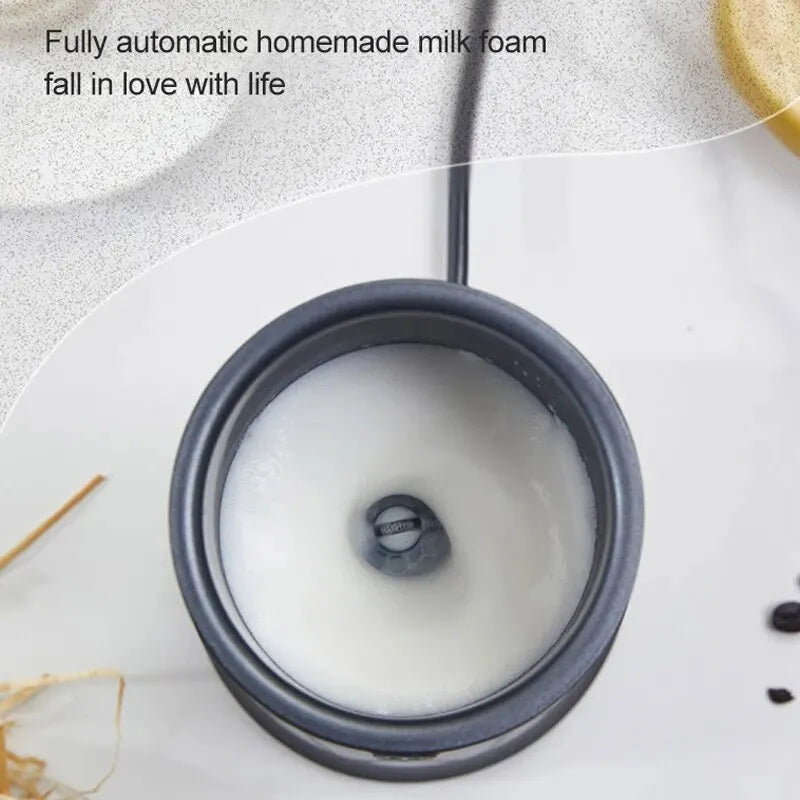 Electric Milk Foamer 220V Automatic Hot and Cold Milk Frother for Latte Chocolates Cappuccino Milk Foam Maker Coffee Machine Zpaxo