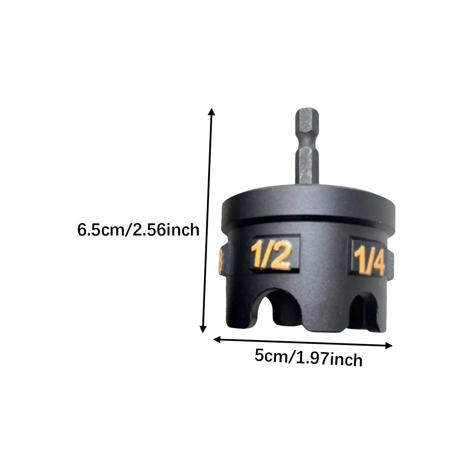 Nut Zipper Drill Attachment Nut Drill Bit Socket Wrench Tool Fast Nut and Bolt Removal for Professional Contractor Plumber Zpaxo