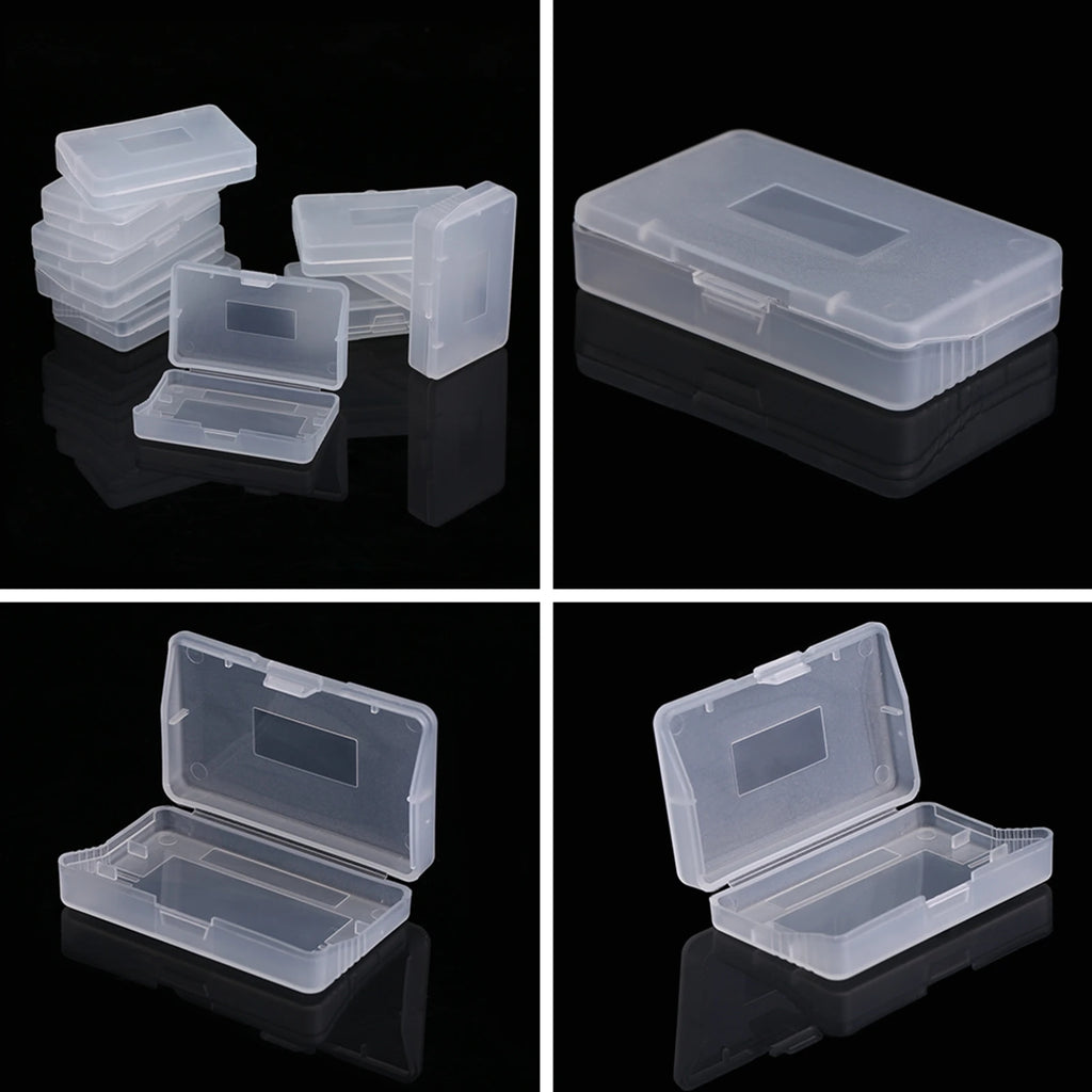 10pcs Transparent Anti Dust Cover Cartridge Game Case Box for Game Boy Advance GBA Zpaxo