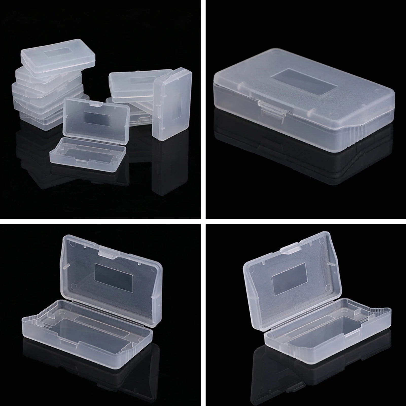 10pcs Transparent Anti Dust Cover Cartridge Game Case Box for Game Boy Advance GBA Zpaxo