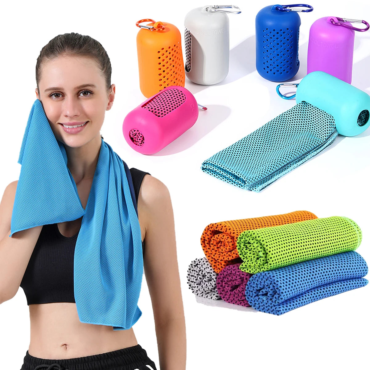 Microfiber Sports Towel – Quick-Dry, Lightweight & Absorbent