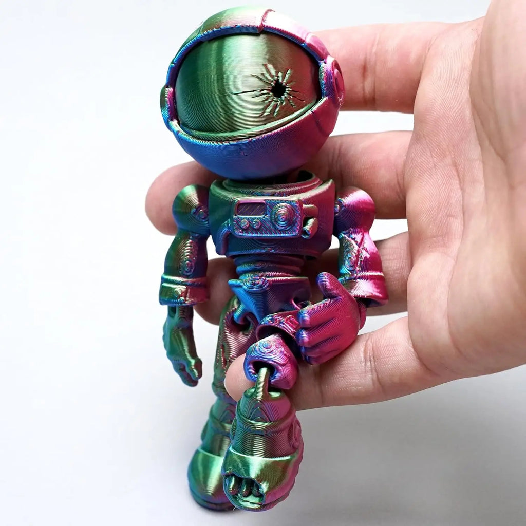 3D Printed Space Zombie Skeleton Astronaut Flexible Realistic