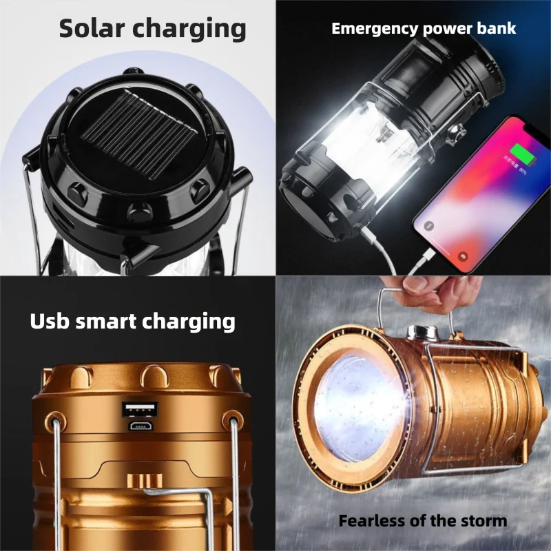 Solar Camping Light Horse Multifunctional Tent Work Outdoor Lighting