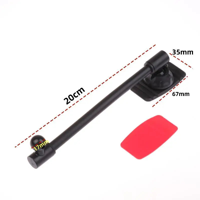 Car Phone Mount – 17mm Ball Head Arm, Dashboard & Windshield