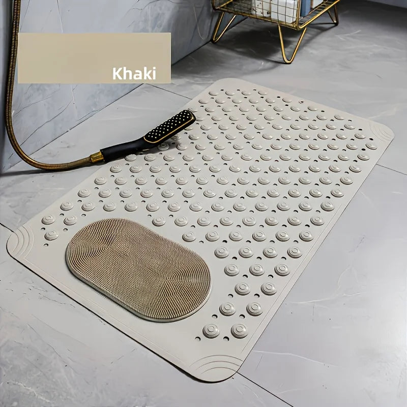 Non-Slip Bath Mat with Massage - Quick-Dry Shower Carpet,Anti-Slip Bathroom Rug, Soft Cushioned Foot Massage Surface,for Bathroo Zpaxo