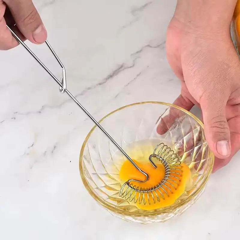 Manual Stainless Steel Spring Egg Beater & Hand Whisk Manual Egg Beater Zpaxo