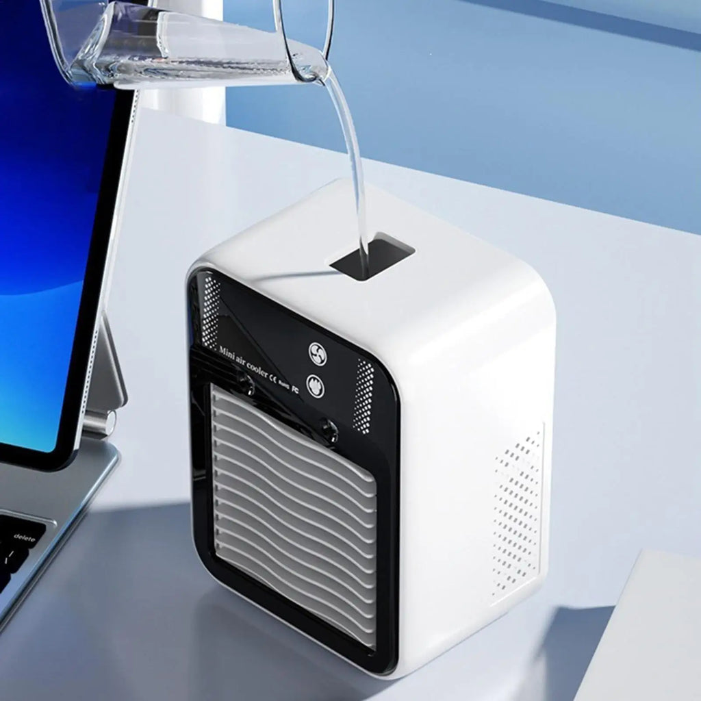 Air Cooler Portable Misting Fan Water Tank 2-Speed Mini Conditioner