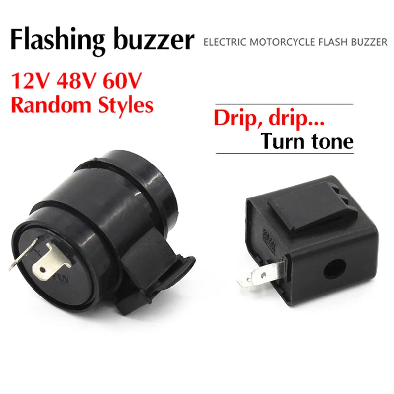2-Pin Buzzer Flasher Relay – Turn Signal DC 12V 48V 60V