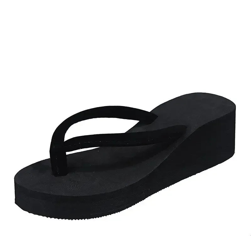 Slippers Summer Shoes Women Wedges Sandals Slides Beach Home Flip