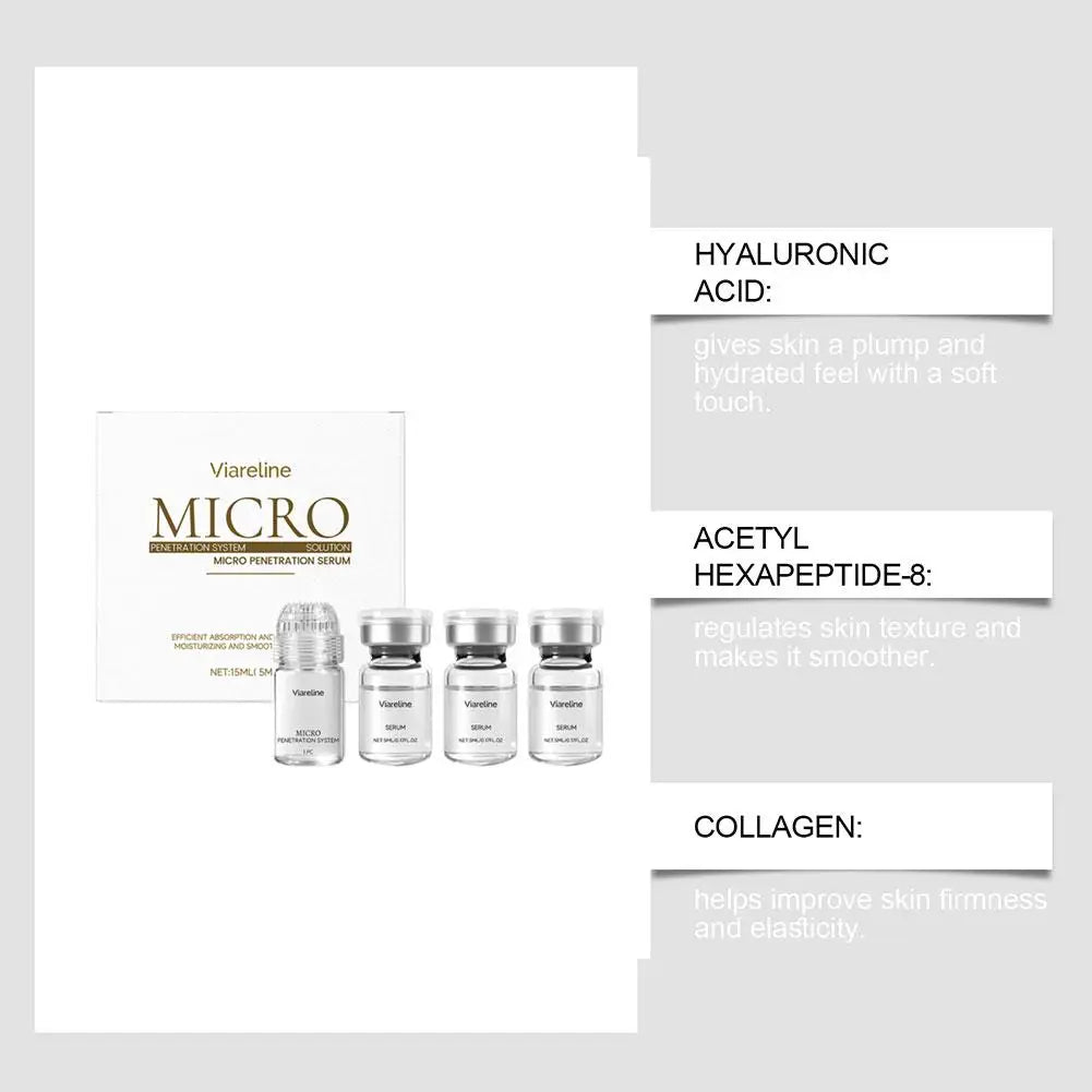 Collagen & Hyaluronic Acid Anti-Wrinkle Hydrating Face Serum Anti-Aging Face Serum Zpaxo