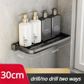 Bathroom Shelves Wall Mounted Foldable Shelf Waterproof Metal Shower