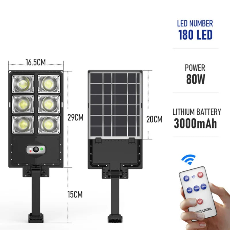 504 336 LED Solar Street Lights Outdoor Panel Motion Sensor Wall Lamp Zpaxo 180LED-A3 China Mainland
