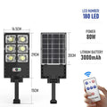 504 336 LED Solar Street Lights Outdoor Panel Motion Sensor Wall Lamp Zpaxo 180LED-A3 China Mainland