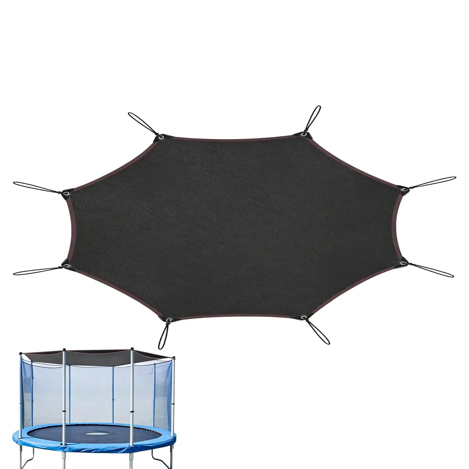 10/12/14FT Trampoline Sunshade Tent Cover Trampoline Shade Cover Trampoline Protection Cover Compatible Sunshade Accessories Zpaxo