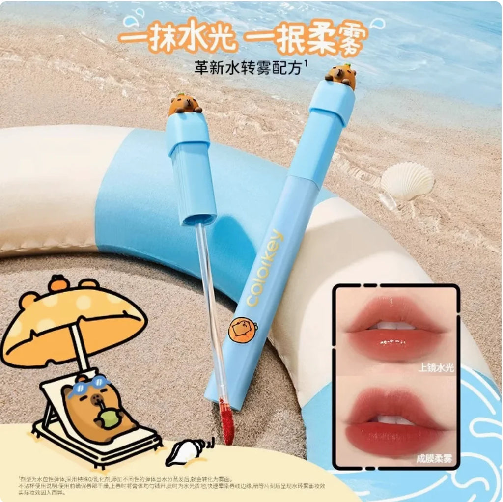 COLORKEY Velvet Tint Liquid Lipstick Watery Matte Lipgloss Waterproof Zpaxo