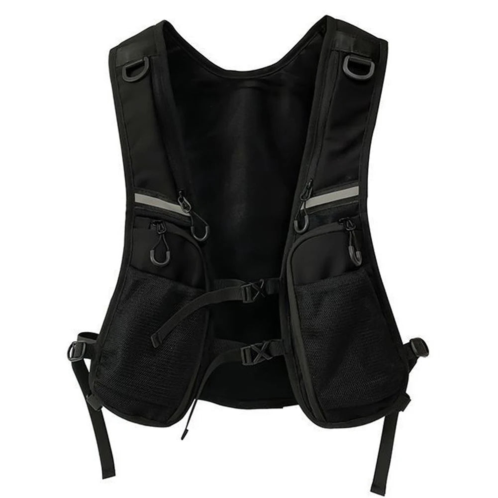 Reflective Storage Phone Bag Functional Vest Lightweight Backpack