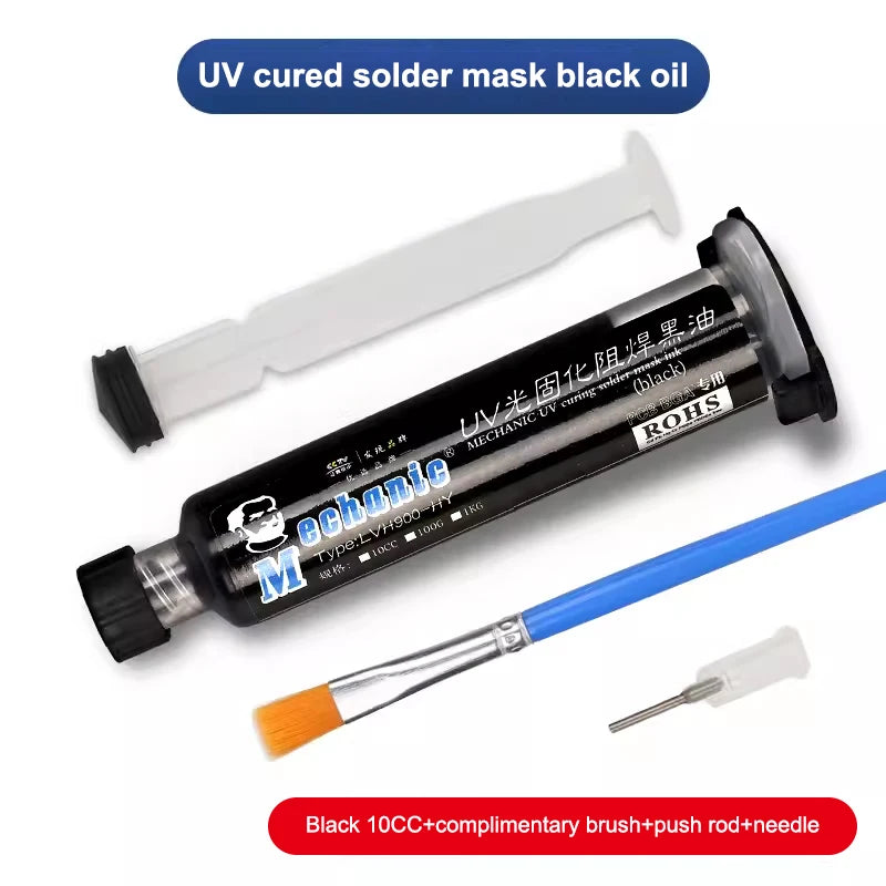 Prevent Corrosive Arcing 6 Colors Oil UV Photosensitive Solder Mask Ink BGA PCB Motherboard Paint Zpaxo A6