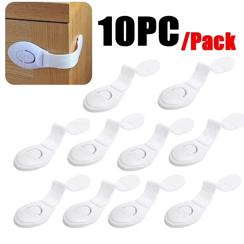 Child Safety Cabinet Locks – Baby-Proof Drawer & Door (5–10 Pack) Child Safety Lock Zpaxo 10 Pcs