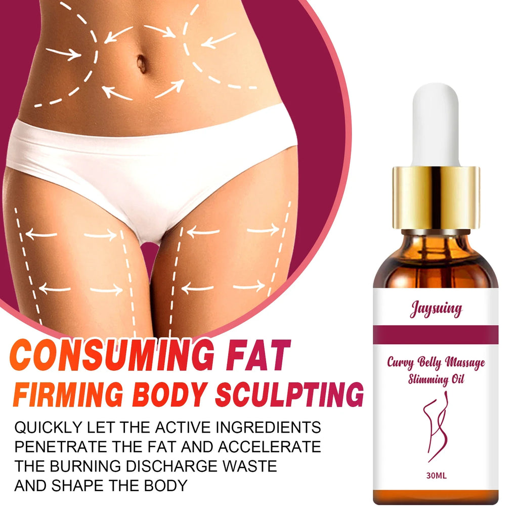 Body Care Oil Nourishing Firming Fat Burning Belly Waist Anti-Cellulite Relax Massage Shaping Tighten Weight Lose Slimming Oil Zpaxo