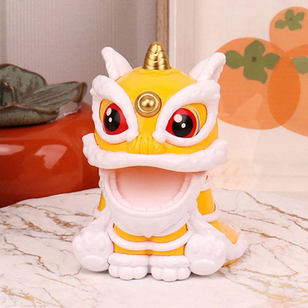 Lion Dance Statue Chinese Style Lion Dance Figure New Year Home Decoration Lion Ornament Lion Tabletop Decoration for Gift Zpaxo