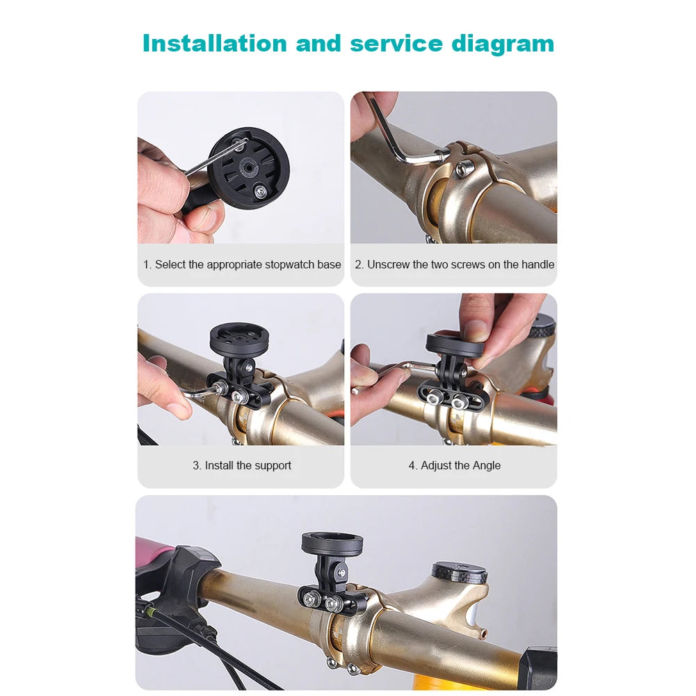 Bicycle Speedometer Stem Mount Adjustable Angle Bike Computer